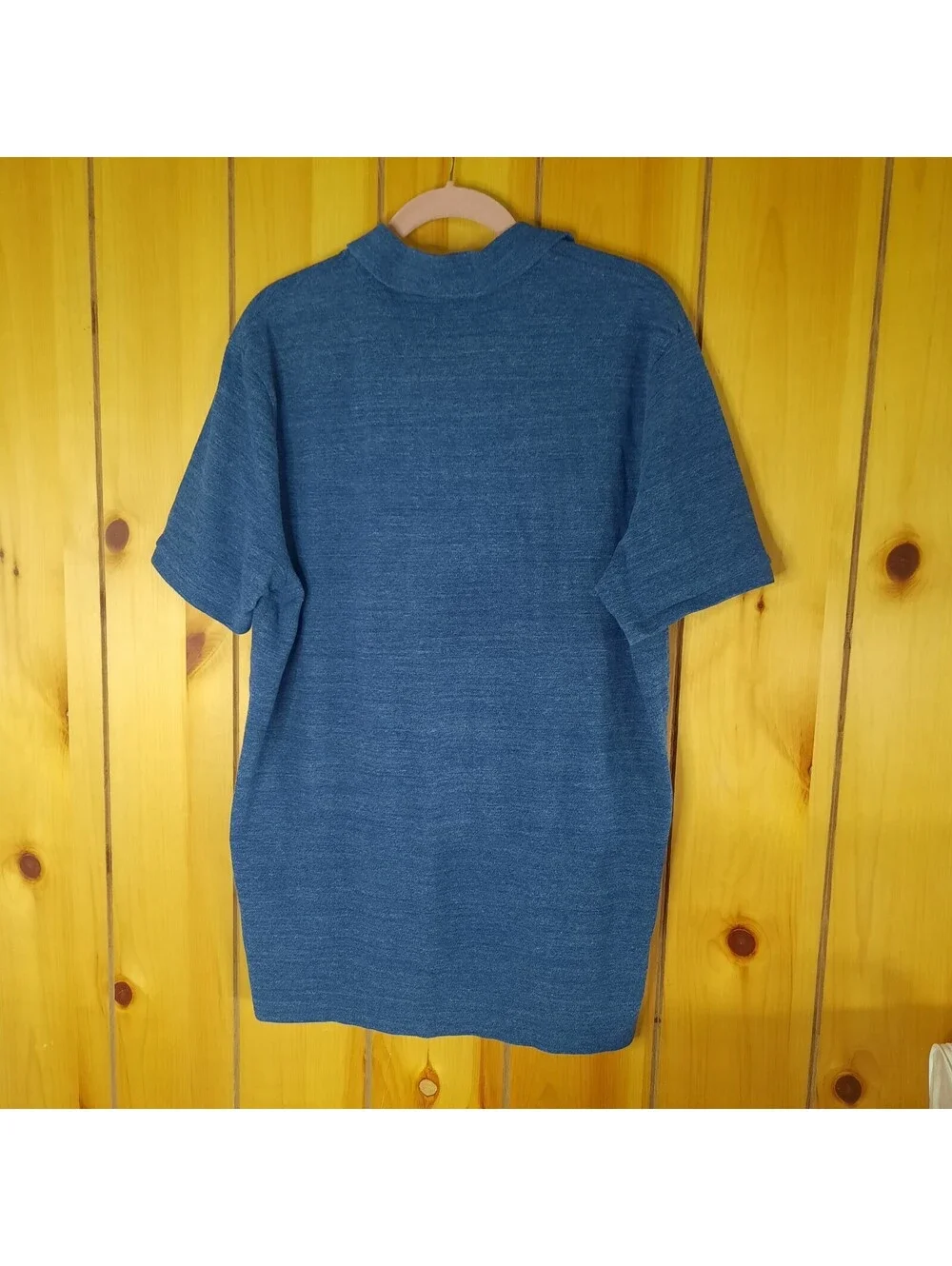 Polo Ralph Lauren Shirt Men's Large Polo Blue Short Sleeve Classic Fit Pony